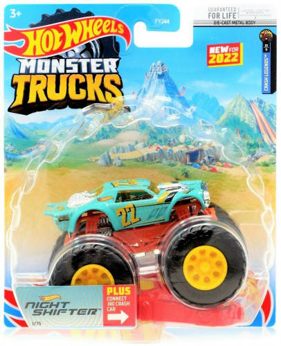 

Машинка-внедорожник Hot Wheels Monster Trucks 1:64 Night Shifter FYJ44/HCN55