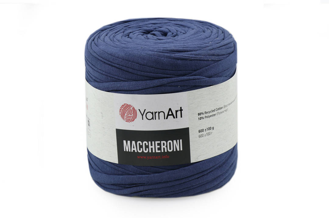 

YarnArt Maccheroni, Темный джинс, Синий