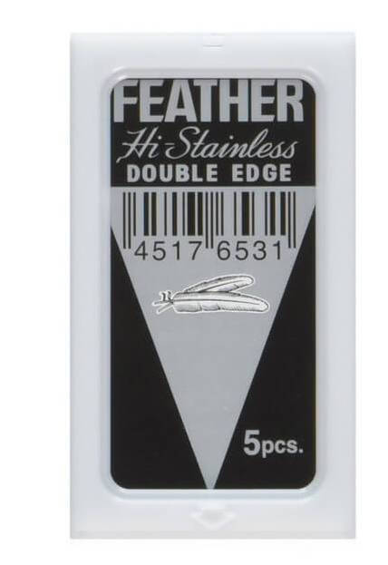 

Леза Feather Hi-Stainless Double Edge Blades 5 шт