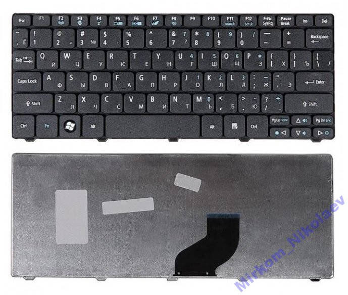 

Клавиатура Acer Aspire One D255 D257 D260 D270 ZE6, Черный