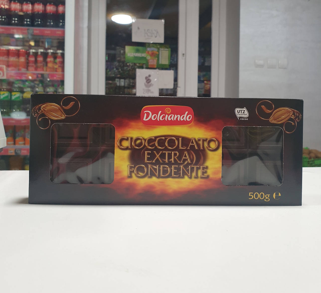 

Шоколад Cioccolato Extra Fondante, Dolciando, 500г