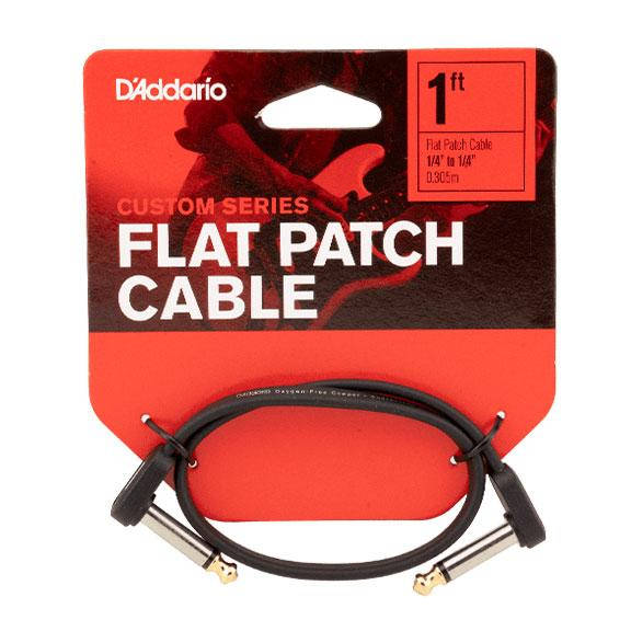 

Инструментальный патч-кабель D'ADDARIO PW-FPRR-01 Custom Series Flat Patch Cable (30cm)