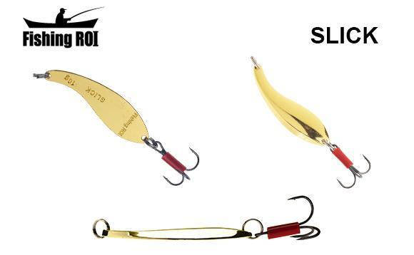 

Блесна Fishing ROI Slik 14 gr цвет 002 ( золото )