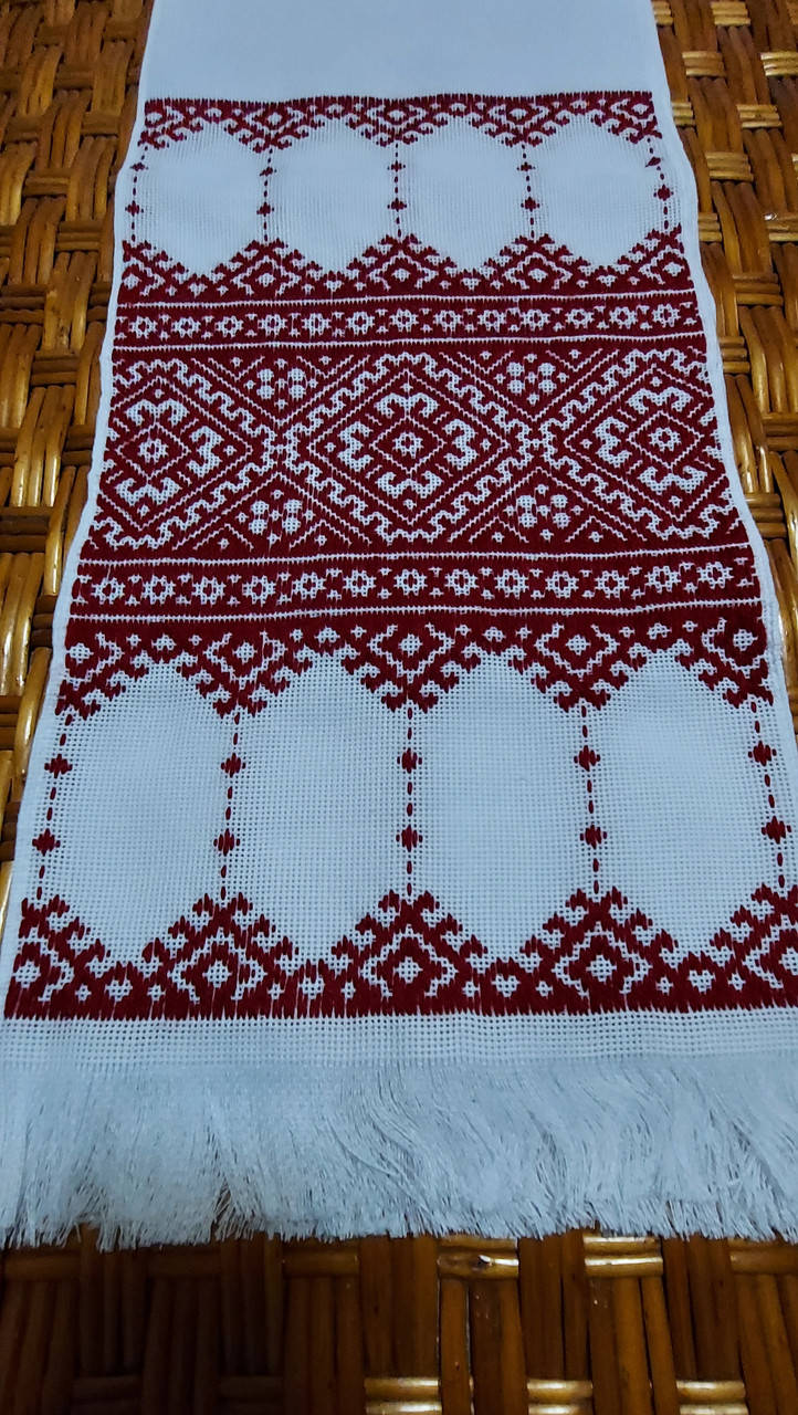 

Рушник украинский узкий, ручная работа, канва