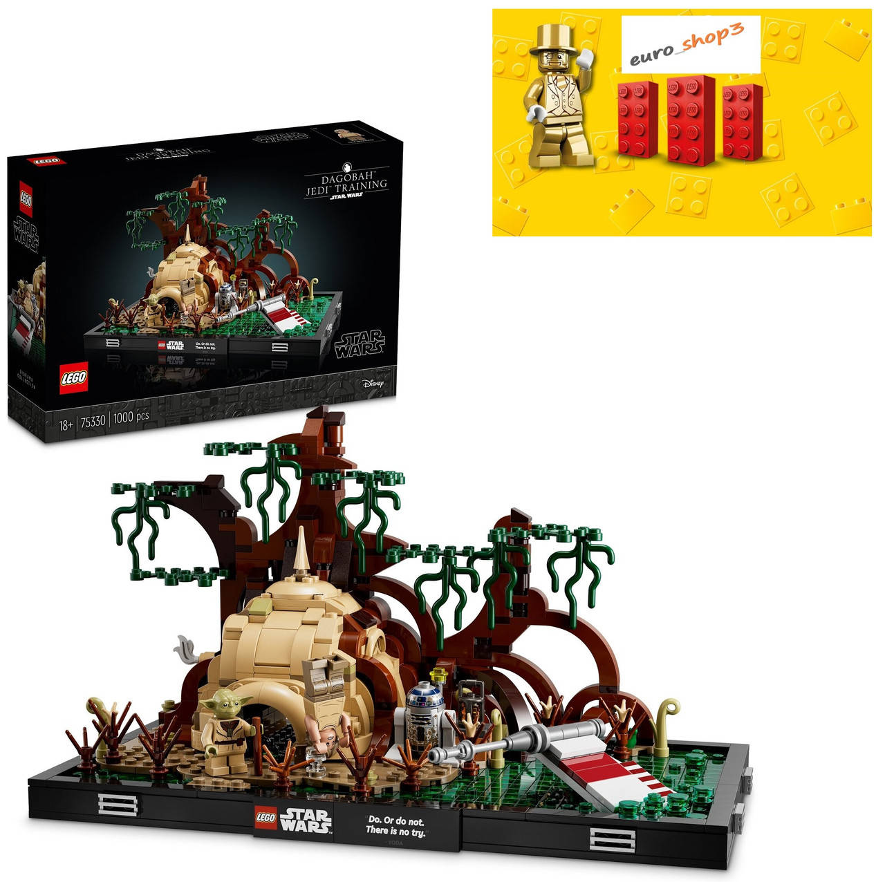 

LEGO Star Wars Diorama: Обучение джедаев на Дагоба 75330