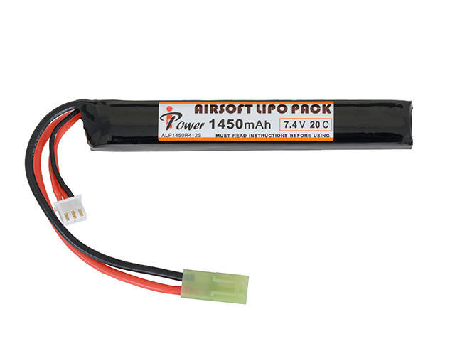 

Аккумулятор Li-Po 1450mAh 7.4V 20C -Stick [IPower] (для страйкбола)