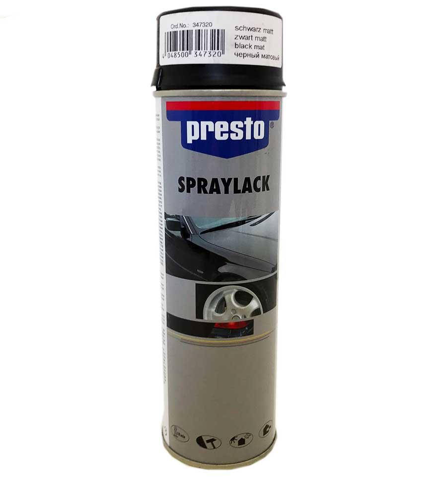 

Краска Presto 500мл Черный мат