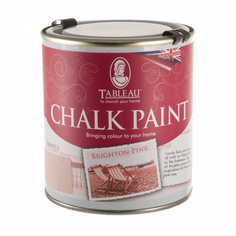 

Меловая краска ( Брайтон Розовая ) Tableau Chalk Paint (Brighton Pink) 1 л, Розовый