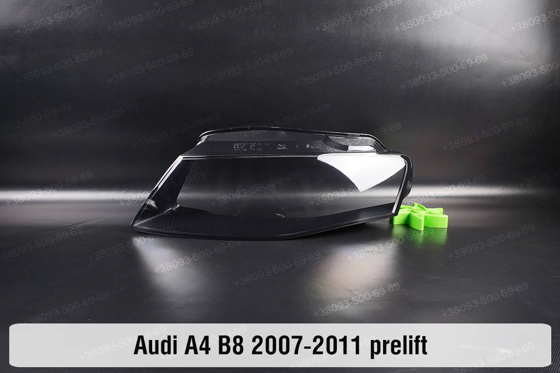 

Стекло фары Audi A4 B8 (2007-2011) IV поколение дорестайлинг левое