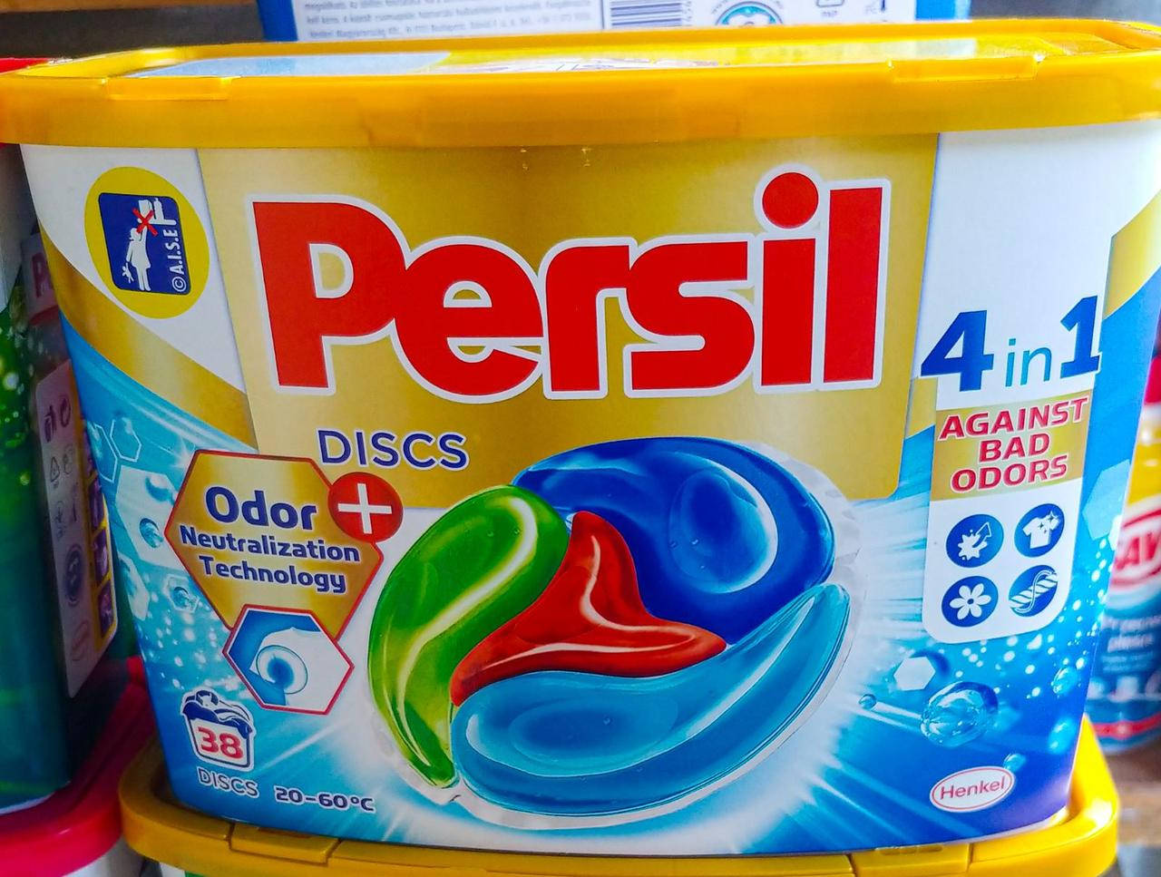 

Persil Discs Plus капсулы для для стирки нейтрализация запаха 4в1 38 штук