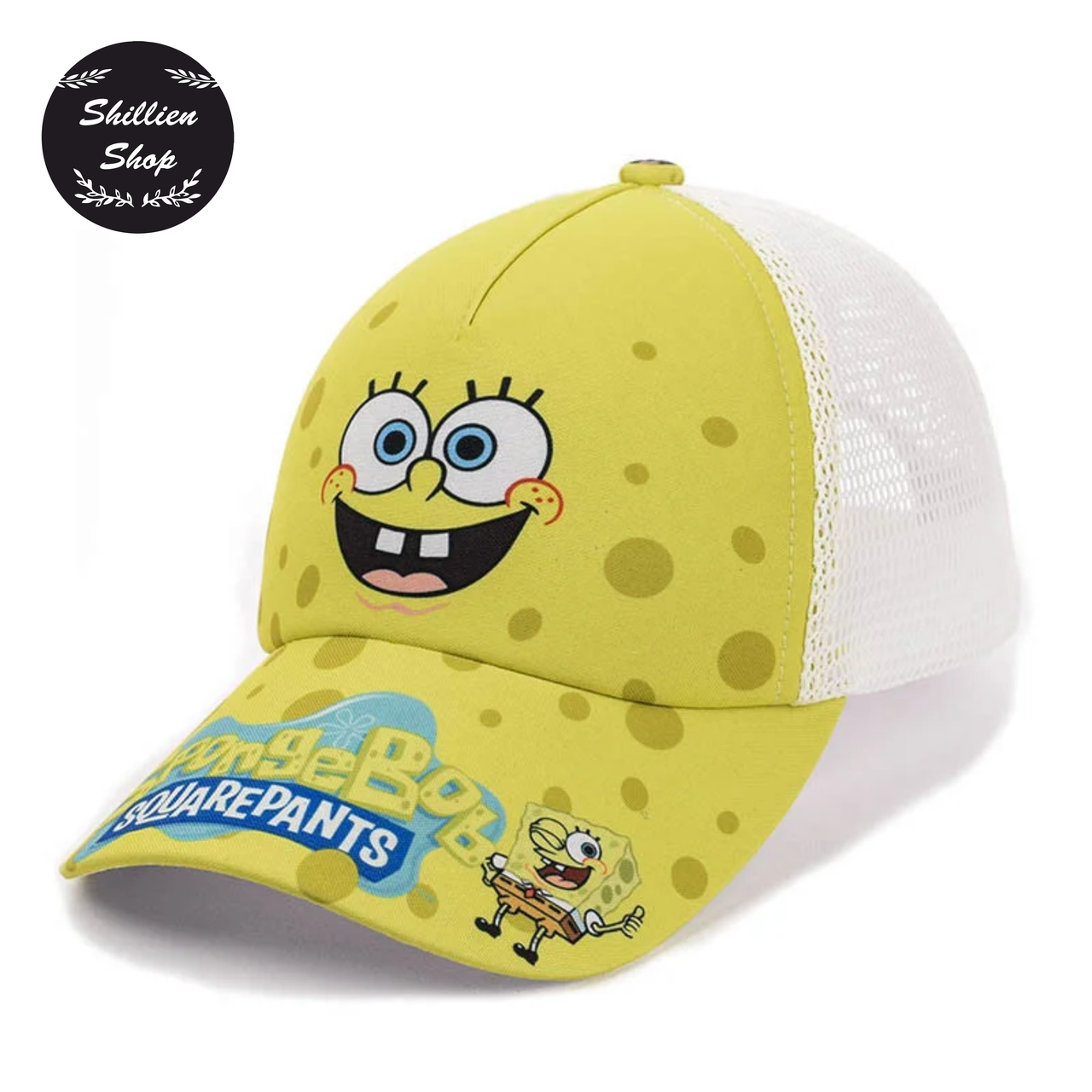 

● Кепка с сеткой - Губка Боб \ Sponge Bob ✅ ●, Желтый