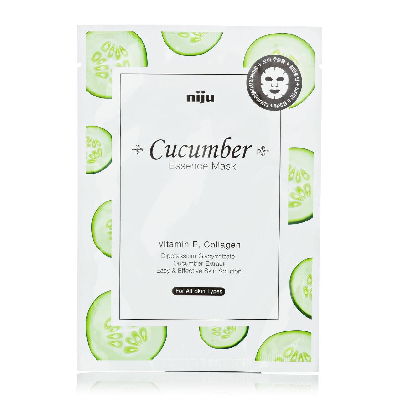 

Увлажняющая маска для лица с экстрактом огурца Konad Niju Cucumber Essence Mask Skin Care 17 мл