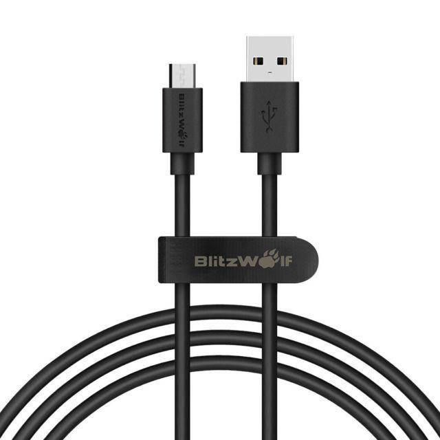 

Кабель для смартфонов BlitzWolf® BW-CB7 2.4A Micro USB, Черный