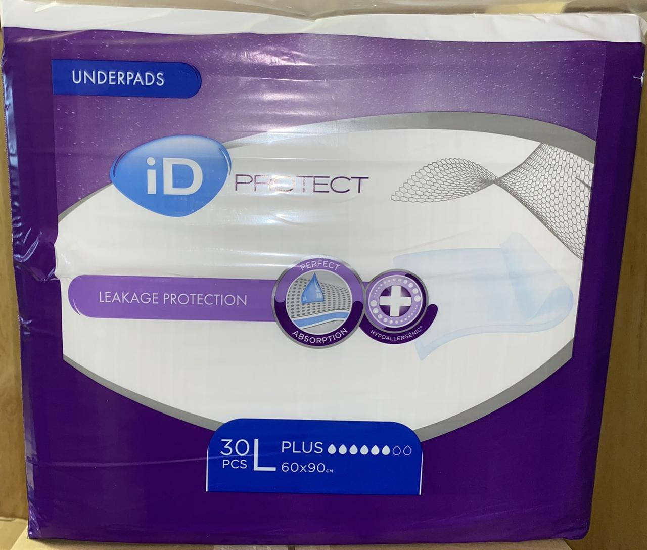 

Пелюшки для дорослих ID Plus L 60x90 см.
