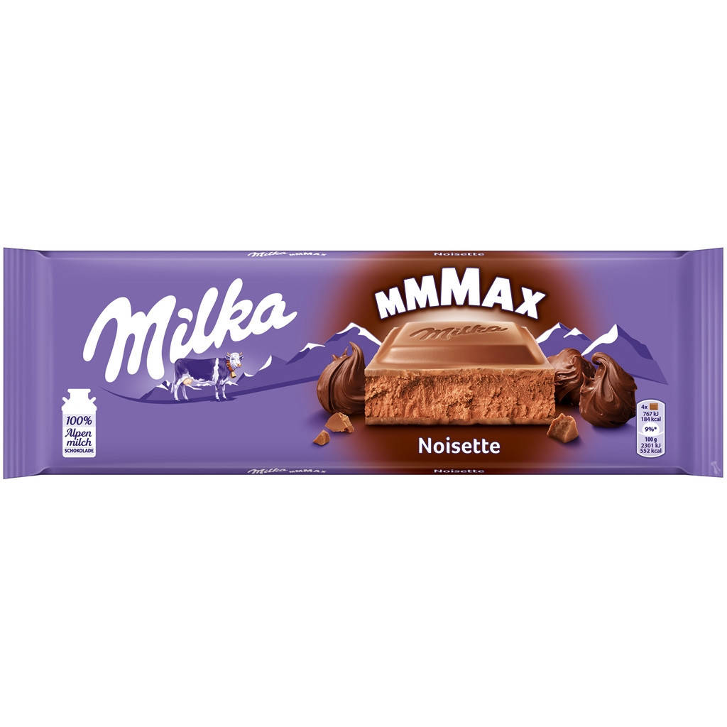

Шоколад молочный Milka mmMAX Noisette 270 г Швейцария