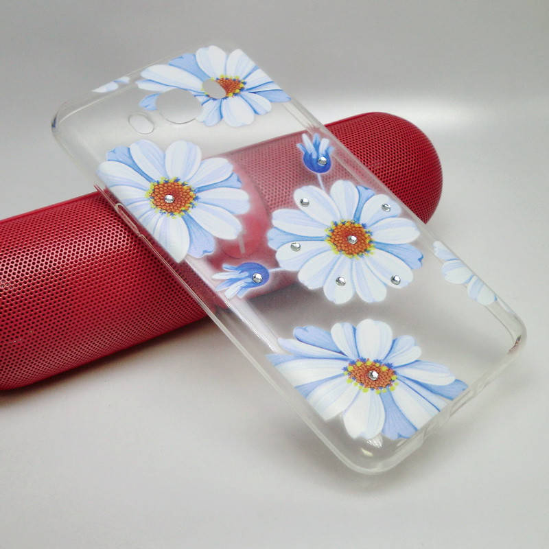 

Чехол для Samsung J710 / J7 2016 силиконовый противоударный Diamond Daisy Blue, Синий