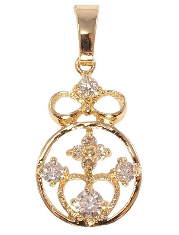 

Кулон Fallon Позолота 18К "Декоративная подвеска с кристаллами"