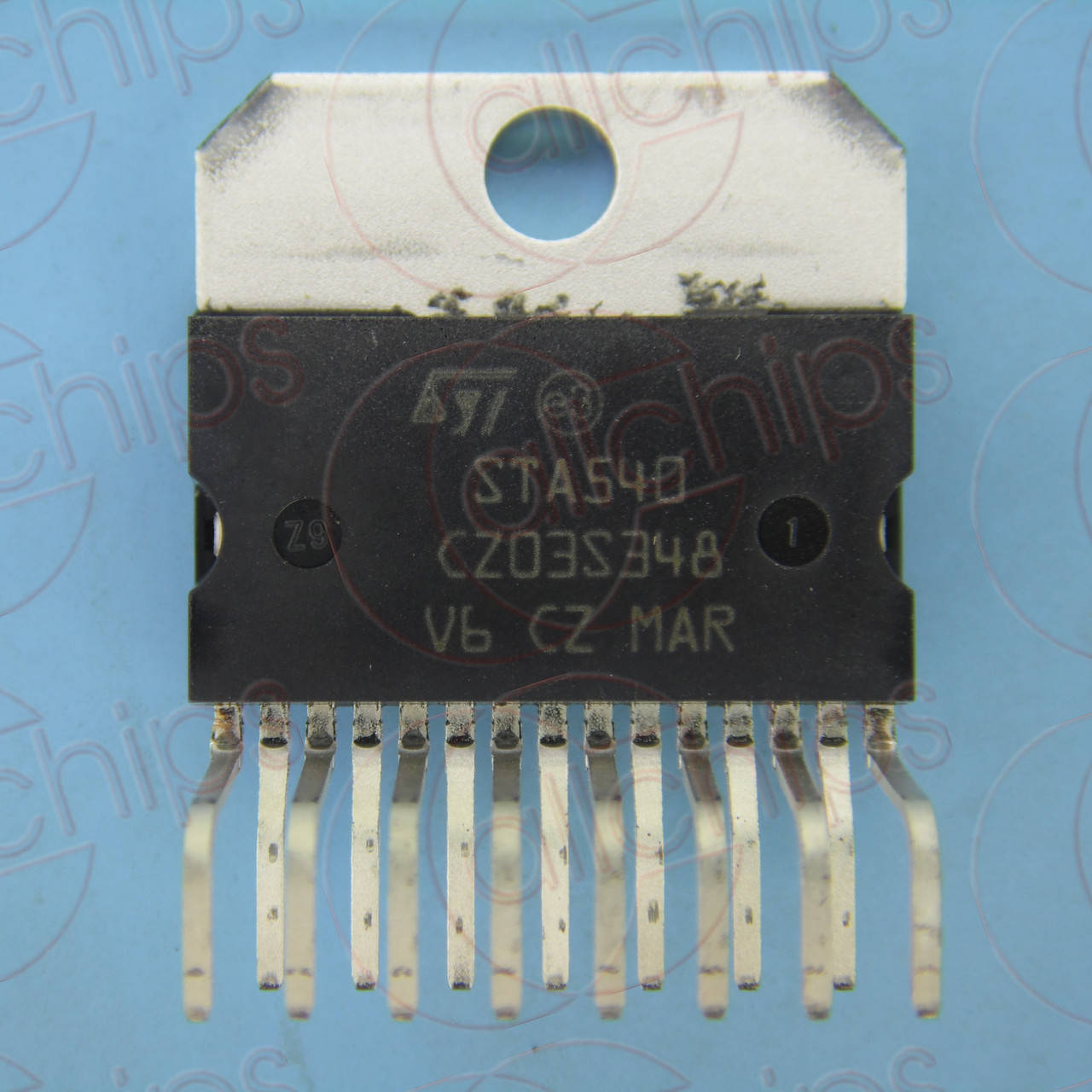 

Аудио усилитель 2-4-канала 38Вт class-AB ST STA540 Multiwatt15