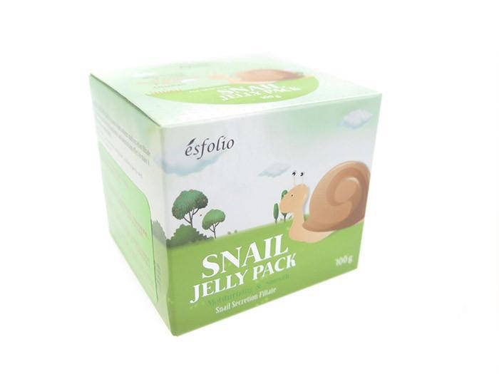 

Ночная маска с экстрактом слизи улитки Esfolio Snail shape memory jelly pack 100 гр