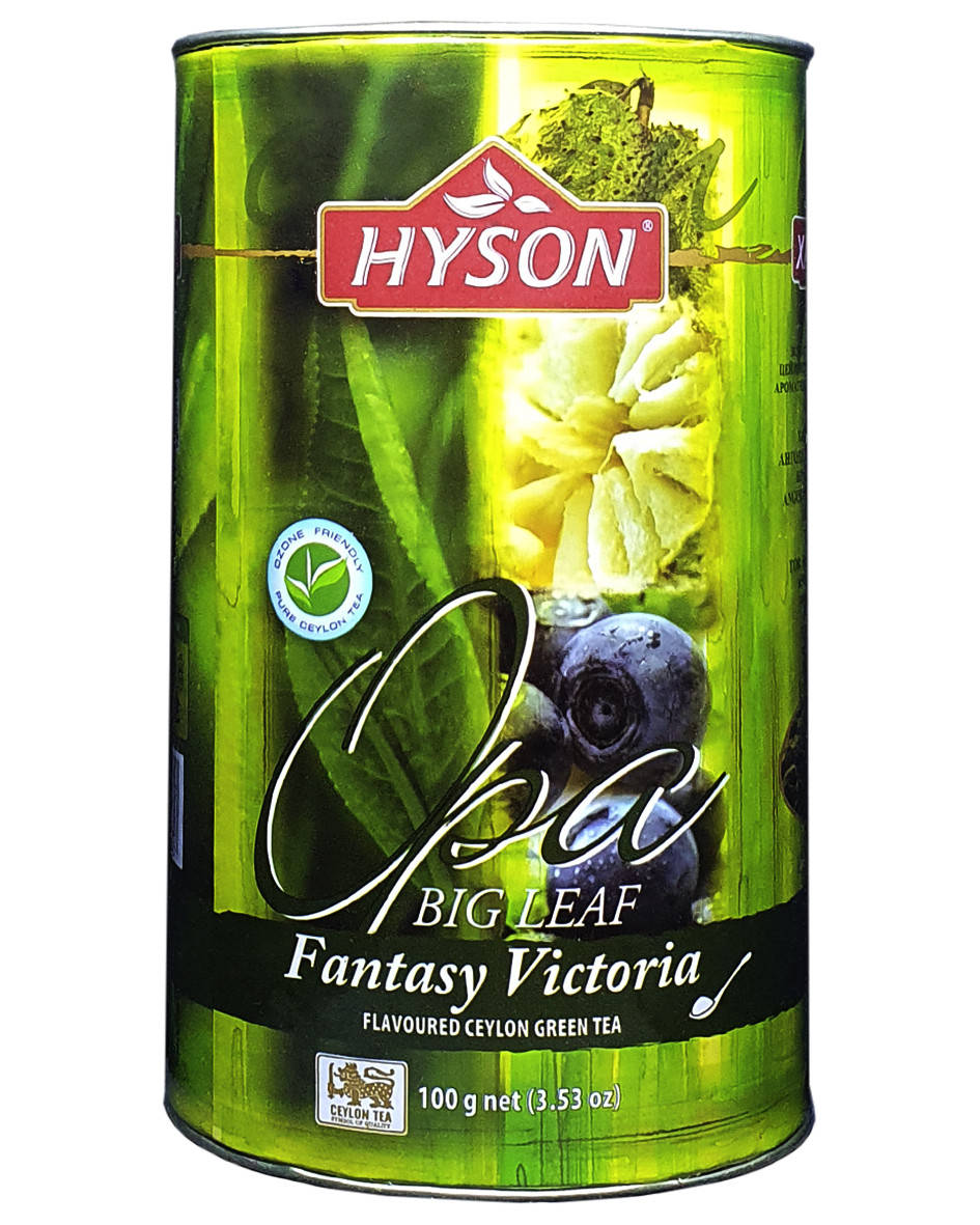 

Чай зелений з саусепом і чорницею Hyson Fantasy Victoria 100 г (1543)