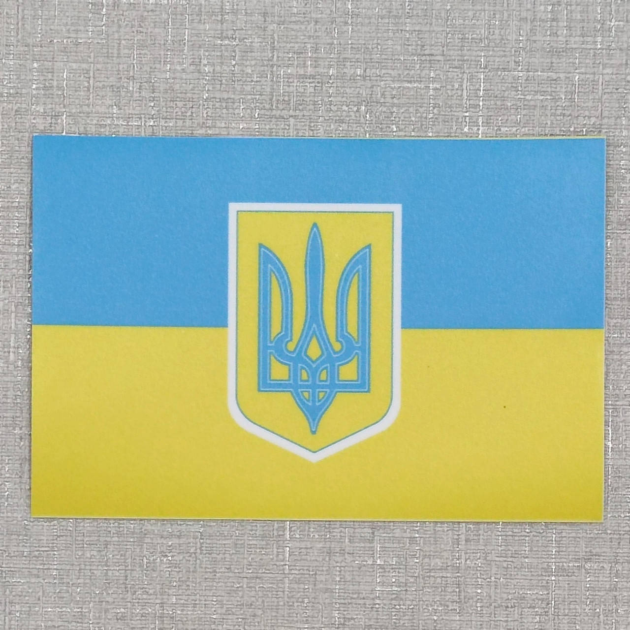 

Наклейка на авто Флаг и герб Украины