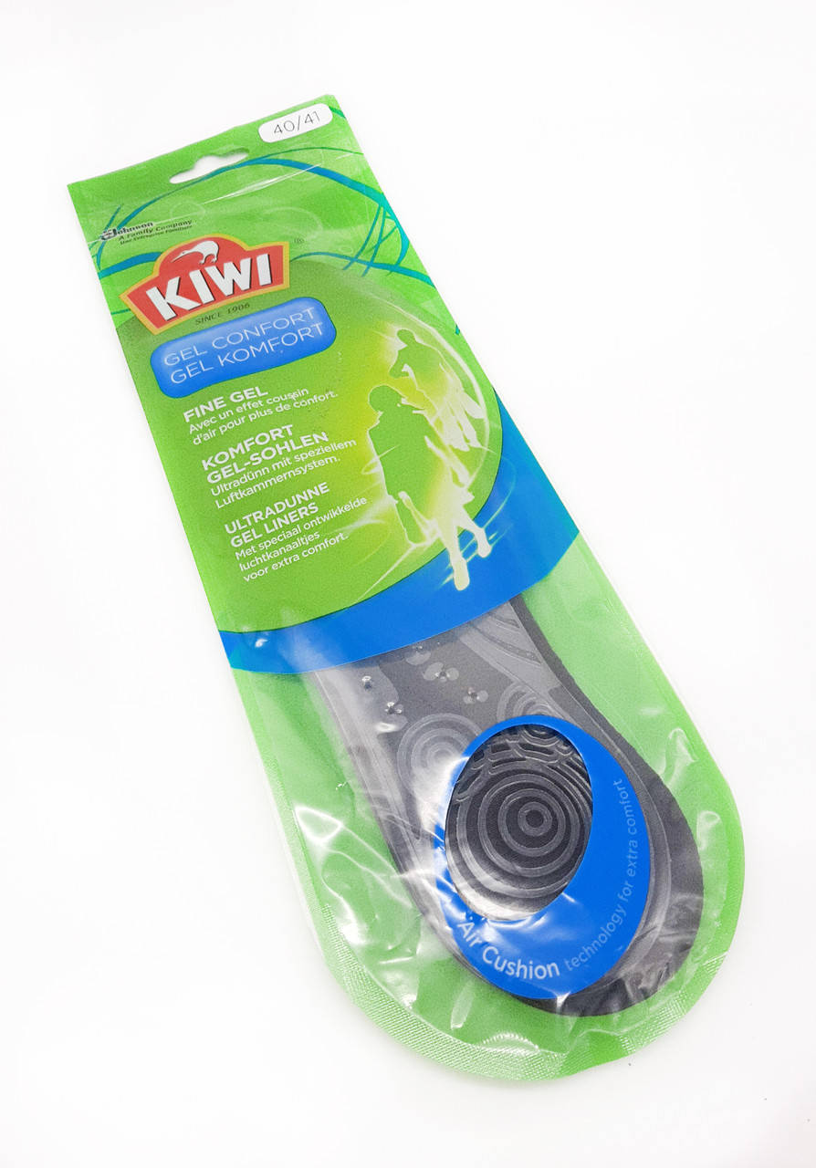 

F1-00304, Стельки для обуви KIWI GEL COMFORT 40/41 с воздушной подушкой