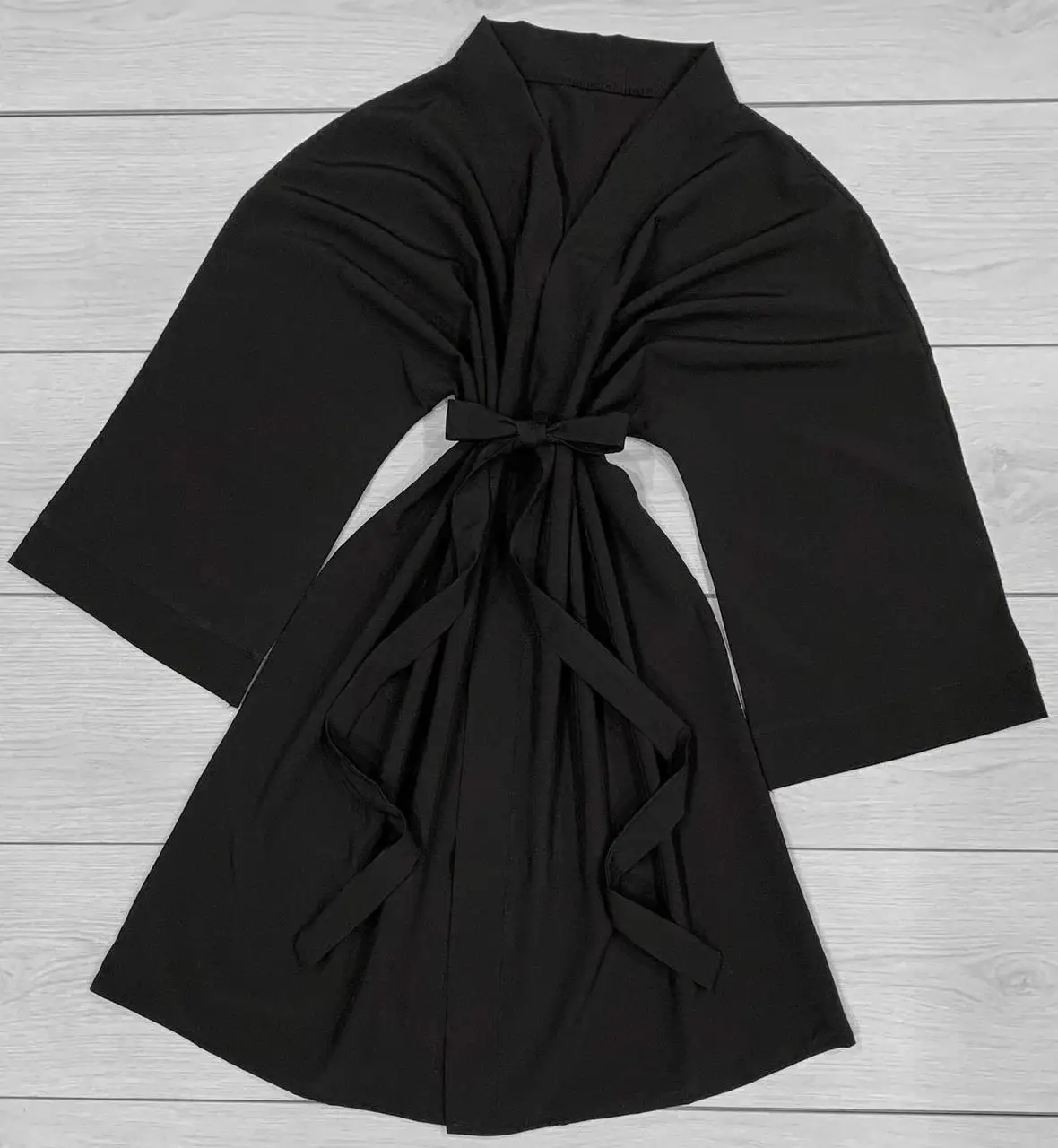 

Халат женский короткий, софт Черный