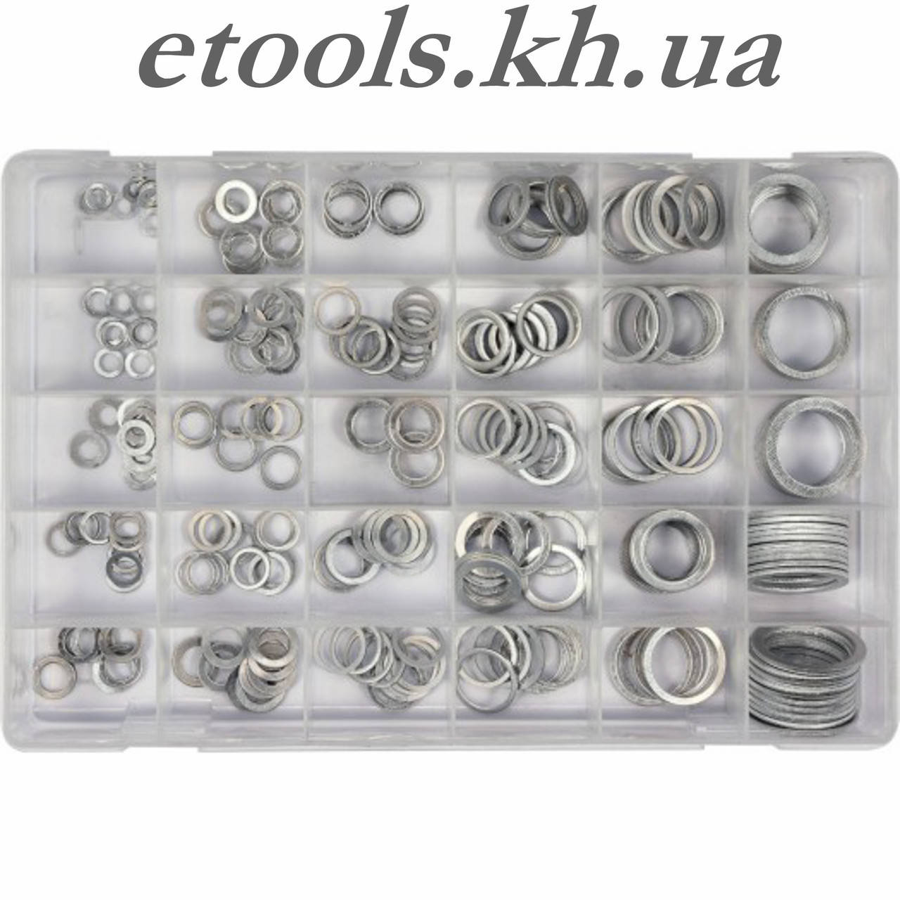 

Набор алюминиевых шайб 5/9 - 28/36 мм Yato YT-06865