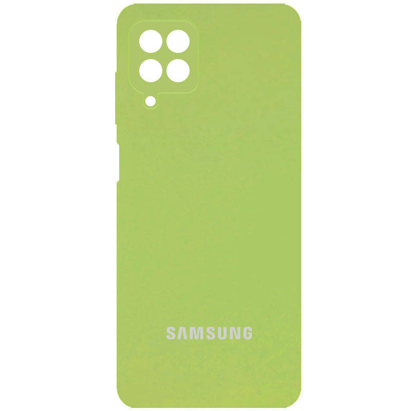 

Силиконовый Чехол с защитой камеры (AA) для Samsung Galaxy A22 4G / M32 (Мятный / Mint)