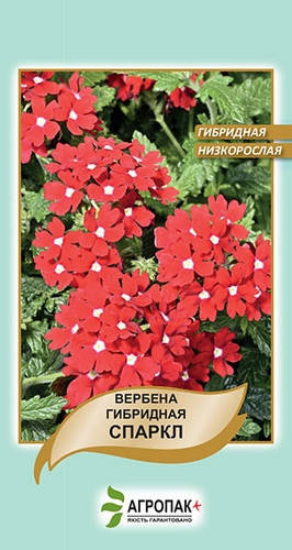 

Семена Вербена гибридная низкорослая Спаркл 0,1 г W.Legutko 5047, Красный