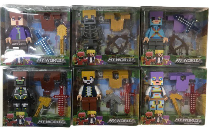 

Набор фигурок Майнкрафт Пираты "Minecraft" ABC (6 шт)