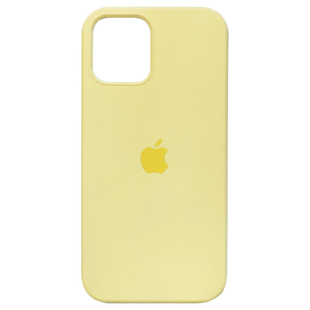 

Чехол Silicone Full Cover для Apple iPhone 12 / 12 Pro Mellow Yellow, Желтый