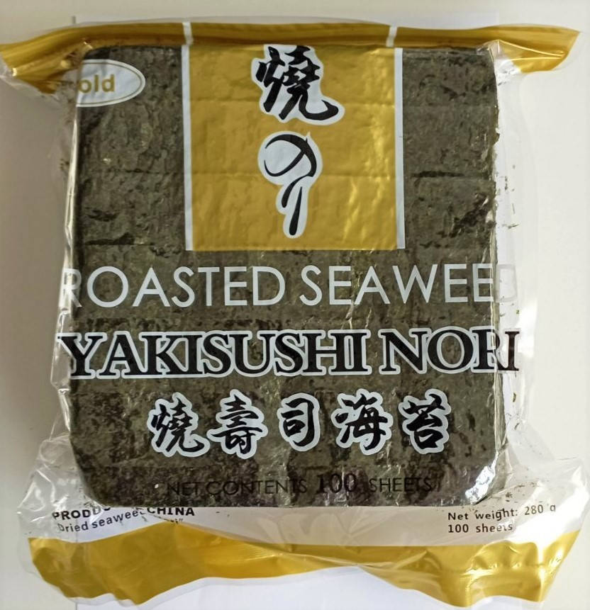

Водоросли сушеные нори (100 листов) Yakisushi Nori 280 г