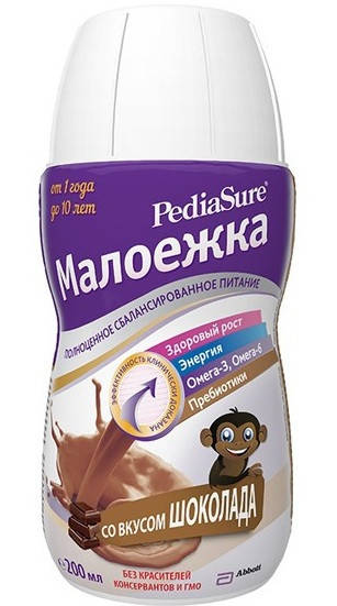 

Similac PediaSure Питание Малоежка ШОКОЛАД (12м+) 200мл