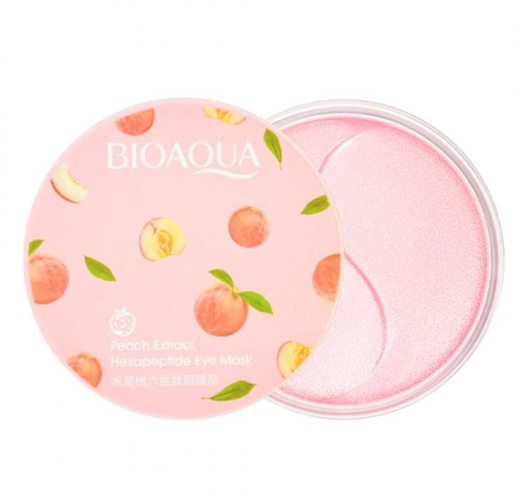 

Гидрогелевые патчи с персиком BIOAQUA Peach Extract Hexapeptide