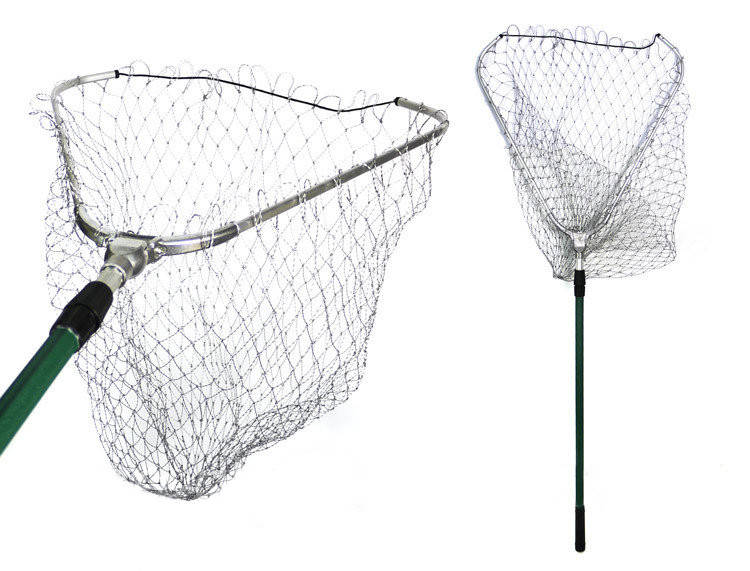 

Подсак карповый большой 80 см. складной (кордовая сетка)