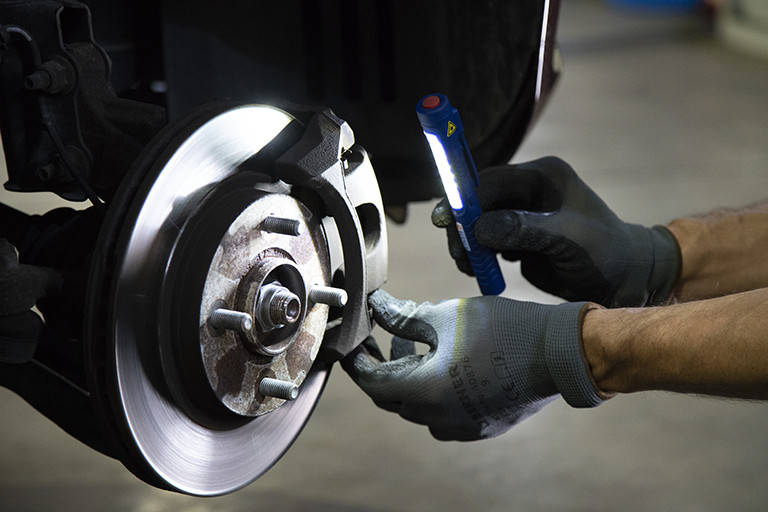 

Карманный аккумуляторный LED фонарик 7+1, Berner, Германия, Синий