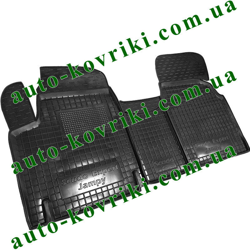 

Резиновые коврики в салон Peugeot Expert 1995-2007 (3шт.) (Avto-Gumm), Черный