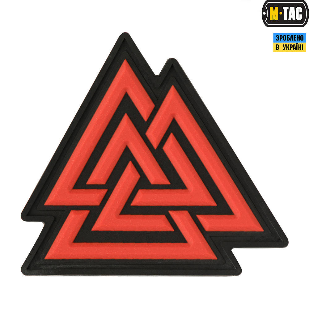 

Патч M-TAC Валькнут Black/Red
