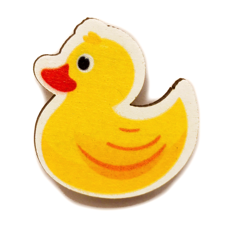 

Заготовка для Бизиборда Уточка 3,5 см Бегунок Деревянная Фигурка Украшение Утка для Бізіборда