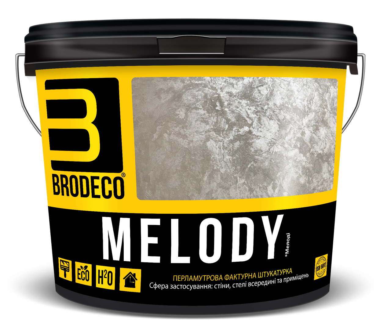 

Перламутровая штукатурка "Melody" TM Brodeco 5кг, Белый