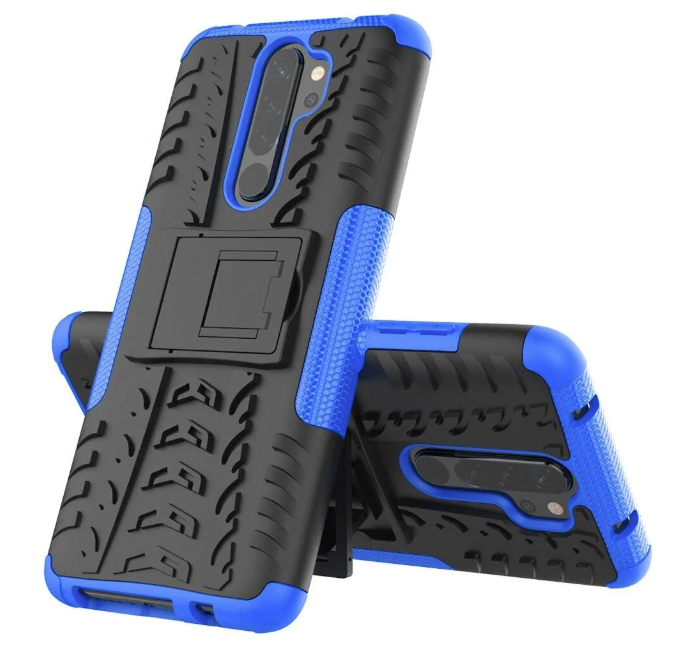 

Противоударный чехол Протектор Armored для Xiaomi Redmi 9 Цвет Синий