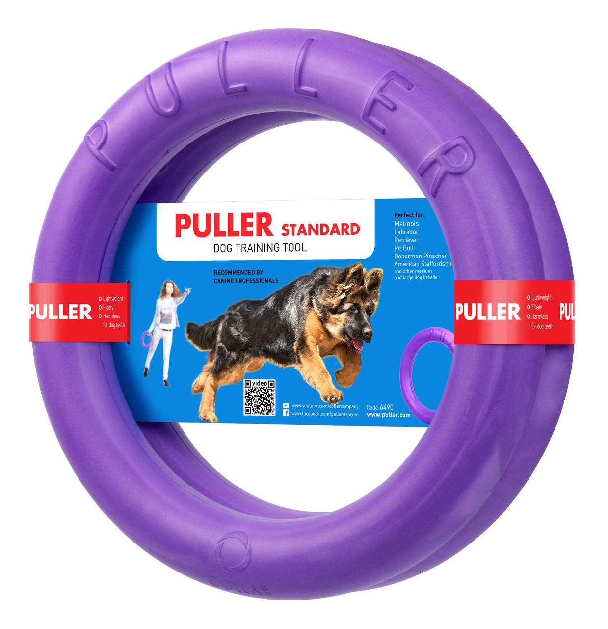 

Collar Puller Standard-тренировочный снаряд для собак 28см (2 кольца)