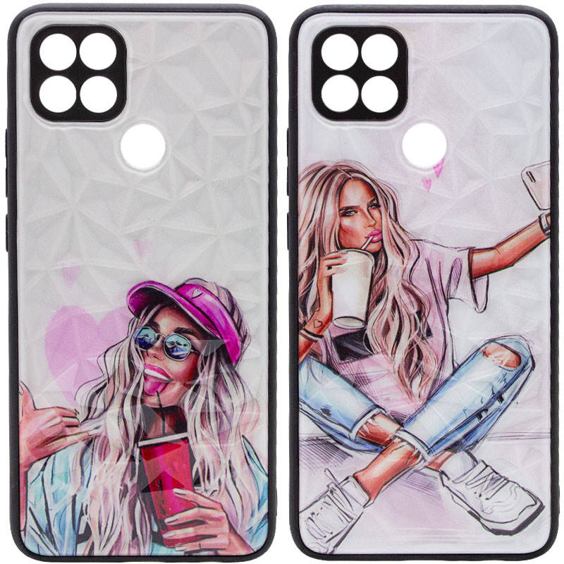 

TPU+PC чехол Prisma Ladies для Oppo A15s / A15