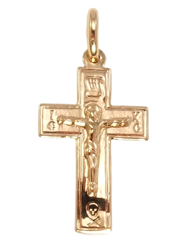 

Кулон Fallon Позолота 18К "Декоративный Крест с Распятием Спаси и Сохрани"