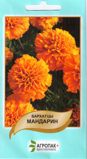 

Семена бархатцы Мандарин 0,5г. Агропак плюс, Оранжевый