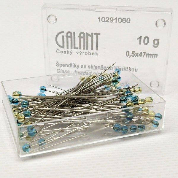 

Булавка портновская со стеклянной головкой Galant 0.5х47 мм