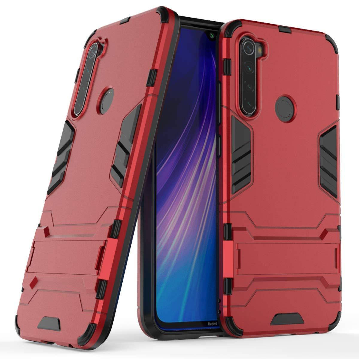 

Чехол Iron для Xiaomi Redmi Note 8 бронированный бампер Red
