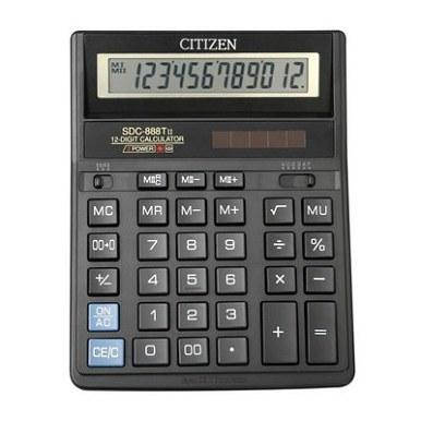 

Калькулятор CITIZEN SDC-888TII, Черный