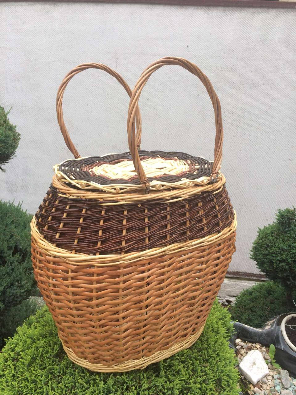 

Корзина из лозы для грибов